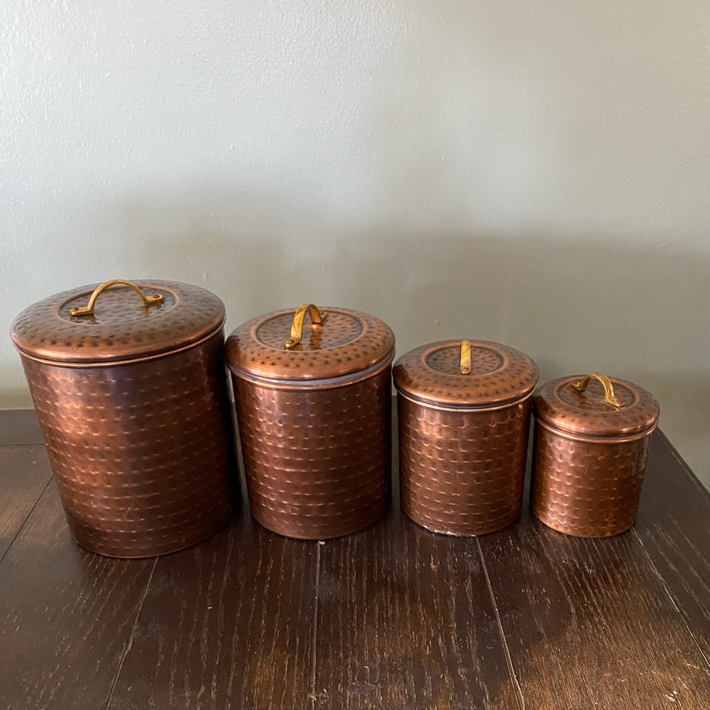 4 piece canister set